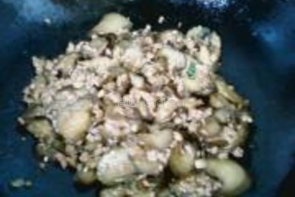 肉沫茄子的做法图解4