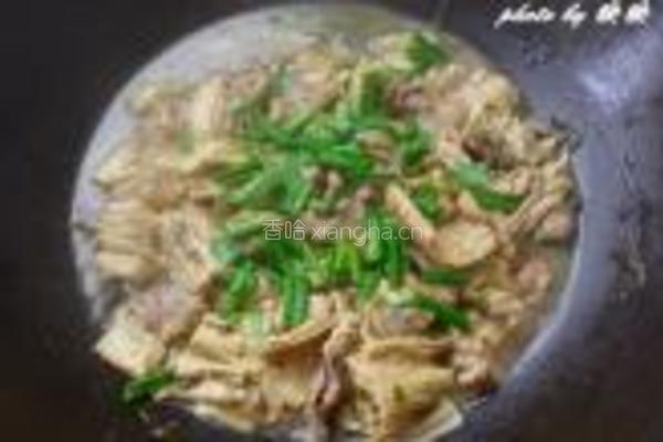 橄榄菜腐竹烧肉的做法图解8