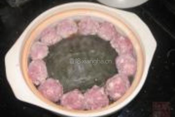 甲鱼炖肉丸的做法图解7