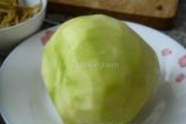 苤蓝丝小炒的做法图解2