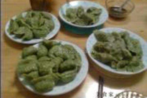 艾叶翡翠饺子的做法图解19