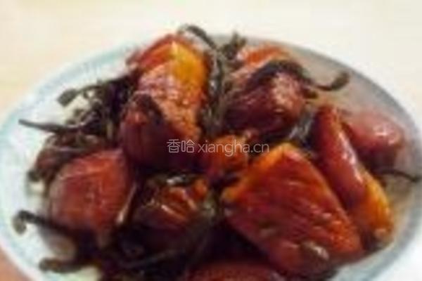 干豆角烧肉的做法图解12