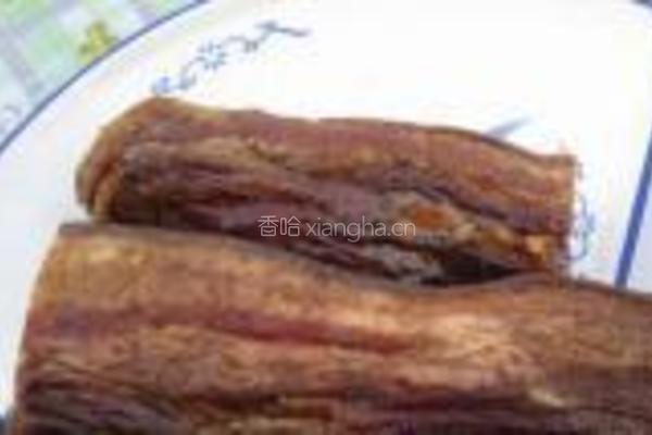 腊肉炒香干的做法图解1