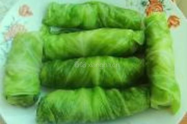 包菜茴香卷的做法图解5