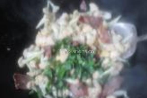 咸香花菜的做法图解5