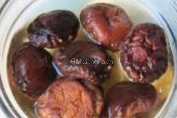香菇鲜肉盏的做法图解1