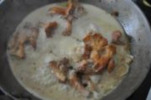 牛肉圆子菌奶油汁的做法图解5