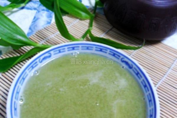 绿茶黄瓜米糊