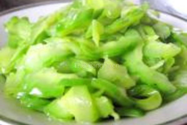 清炒苦瓜的做法图解6