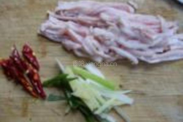 鱼干小炒水晶皮的做法图解4