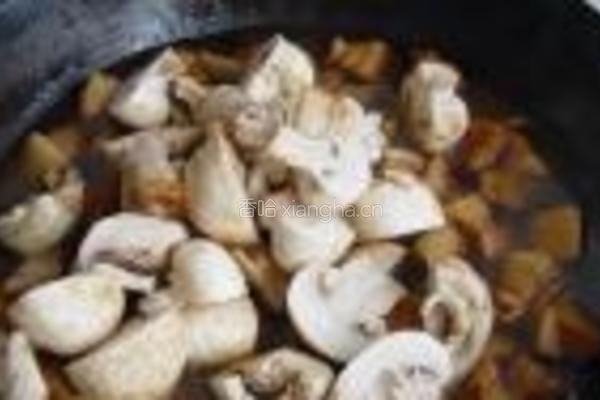 双鲍菇虎皮蛋红烧肉的做法图解9