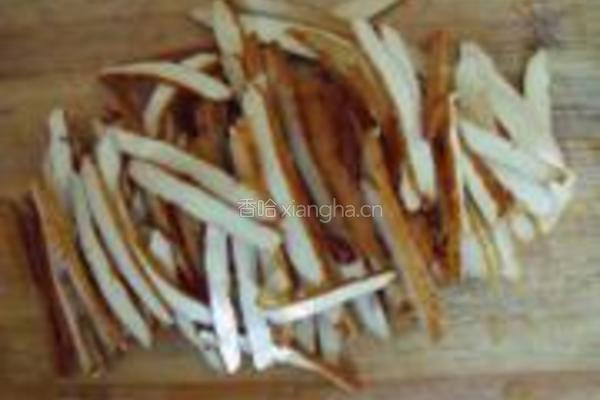 蒜薹炒香干的做法图解2