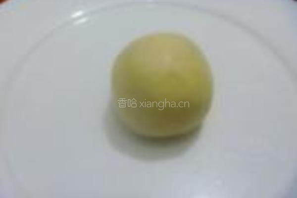 香煎黄米豆沙饼的做法图解6