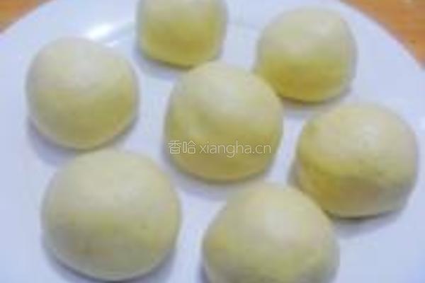 香煎黄米豆沙饼的做法图解7