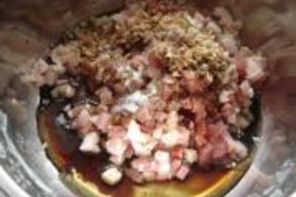 黄须菜猪肉包的做法图解6