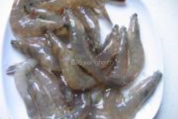 头抽煎大虾的做法图解1