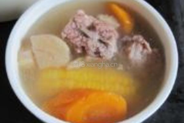粉葛玉米骨头汤的做法图解4