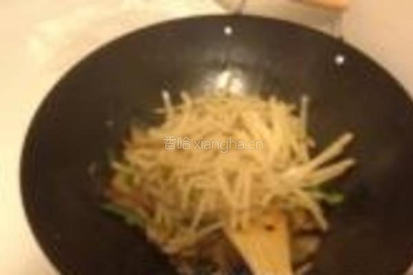 五花肉炒大头菜的做法图解10