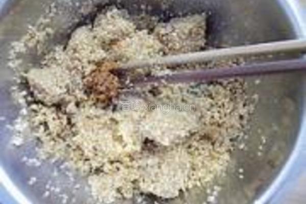 荷叶粉蒸肉的做法图解7