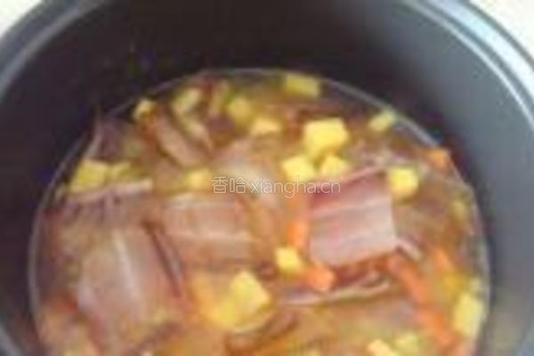 腊肉胡萝卜焖饭的做法图解9