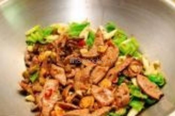 泡椒炒猪肝的做法图解8