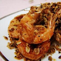 麦片炒大虾的做法[图]