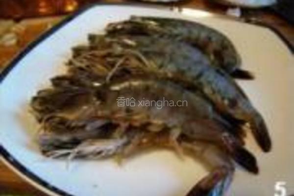 麦片炒大虾的做法图解5