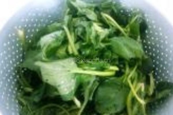 小青菜烧香肠的做法图解1