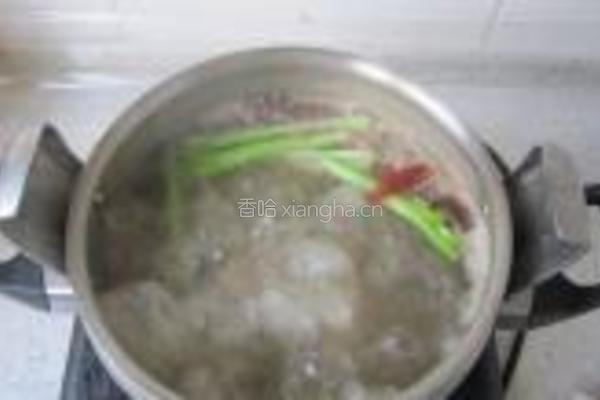 脊骨炖小白菜的做法图解7