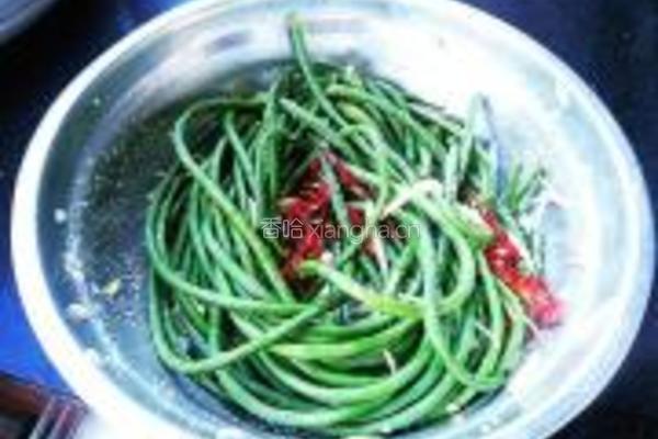 姜丝豇豆的做法图解7
