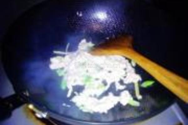 萝卜丝炒肉的做法图解4