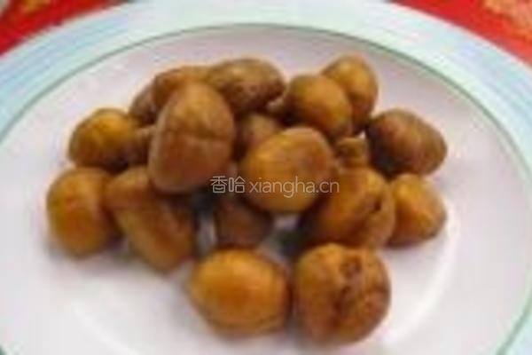 牛肉烧板栗的做法图解1