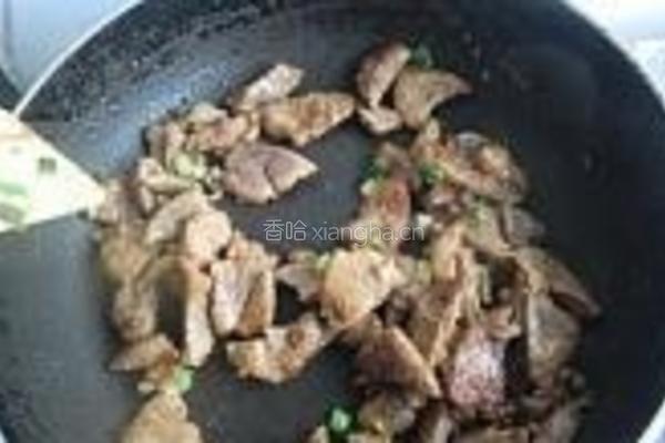 芹菜炒猪肝的做法图解6