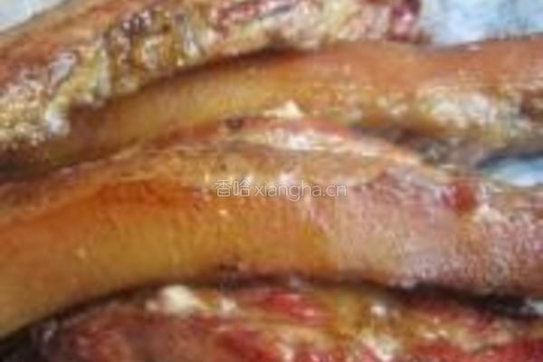 咸豆角炒腊肉的做法图解3