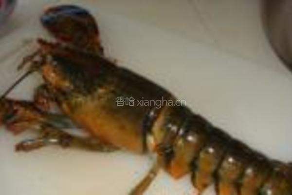 芝士焗龙虾的做法图解1