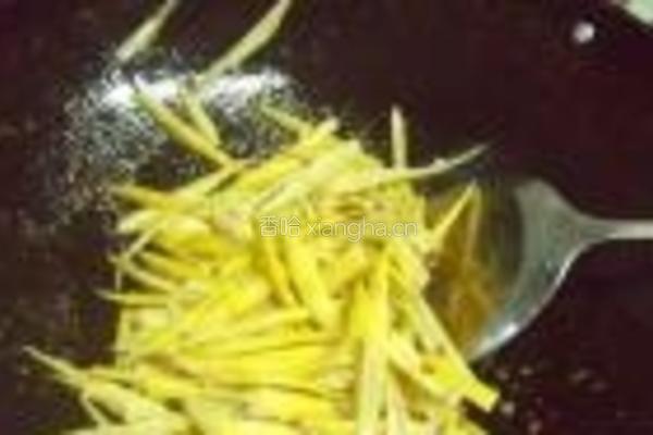 瘦肉炒竹笋的做法图解6