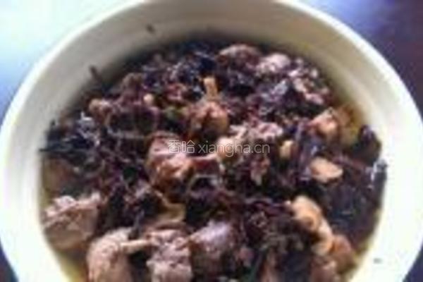 梅菜笋干蒸鸭的做法图解5