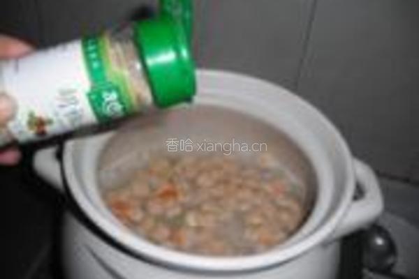 豆腐粒香菇干鱿鱼粥的做法图解14