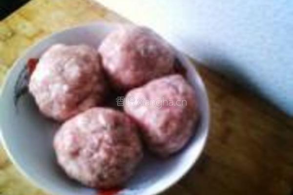 清炖狮子头的做法图解7