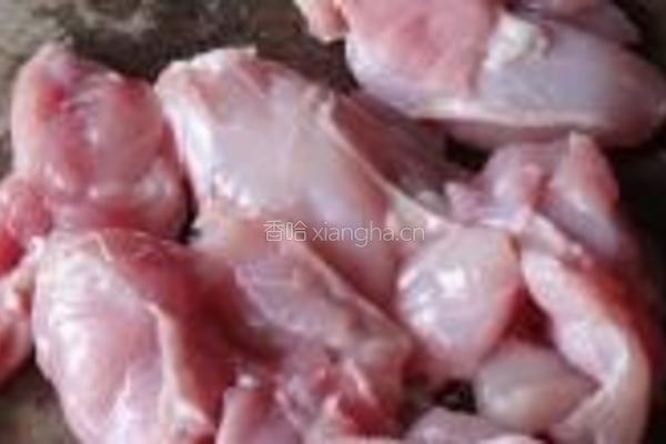 双椒滑炒兔肉的做法图解4