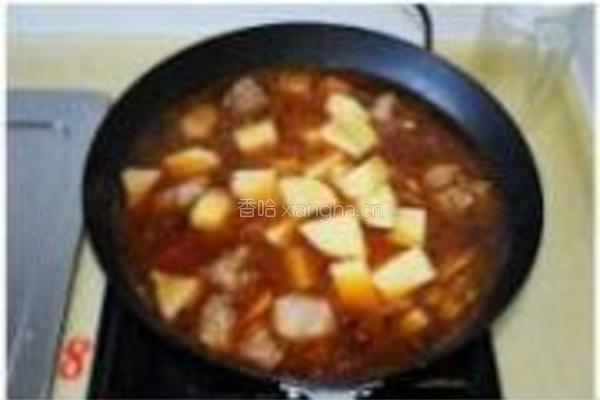土豆烧鸭腿的做法图解10