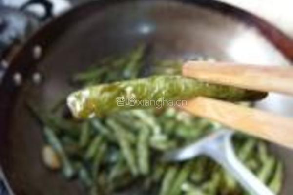 豆酱四季豆的做法图解5