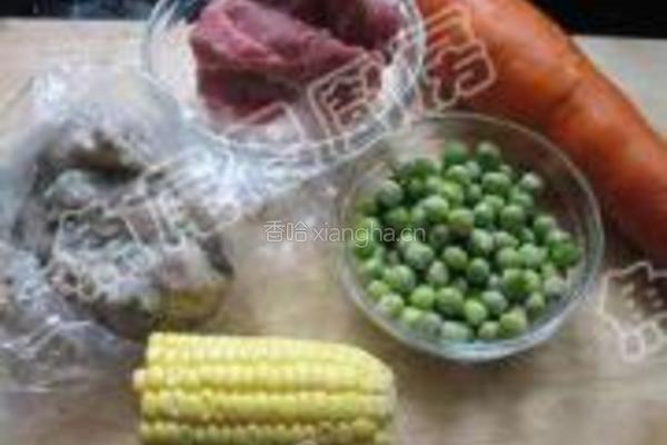 鲮鱼胶蒸时蔬的做法图解1