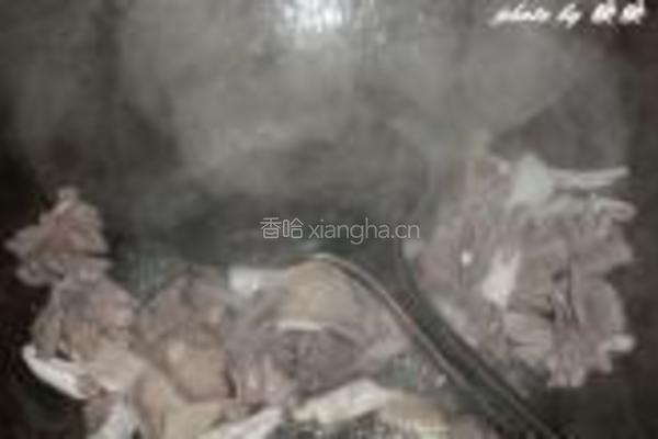 鸡胗烧腐竹的做法图解5