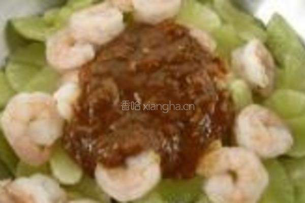 虾仁麻酱莴笋的做法图解8
