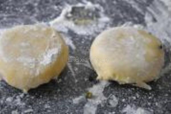 豆角橄榄酥饼的做法图解6