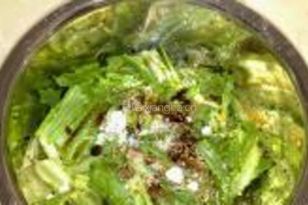 蚝油陈醋拌油麦菜的做法图解2