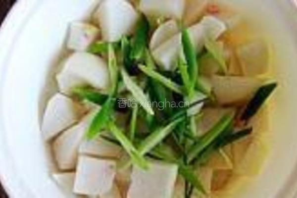 爽口萝卜块的做法图解3