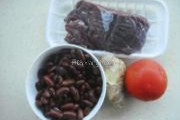 红腰豆番茄牛肉的做法图解1