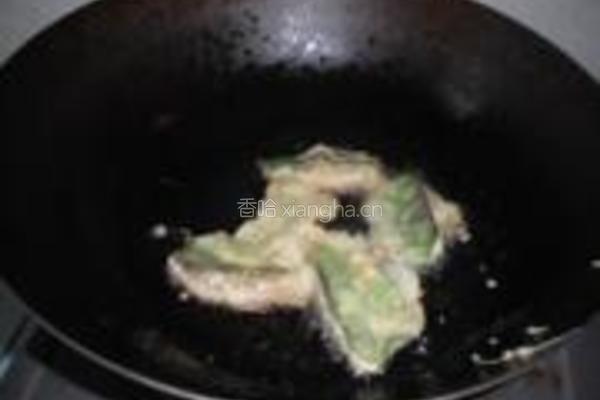 孜然软炸扁豆角盒的做法图解9